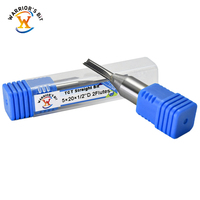 Fraise droite en carbure TCT 2 dents de haute qualité et haute précision pour CNC, 1/2 pouce, pour le travail du bois