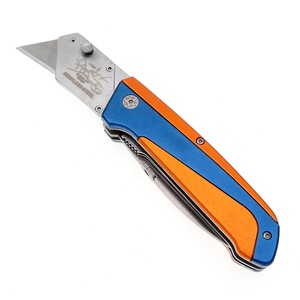 Dao Tiện Ích, Dao Cắt Hộp, Dao Gấp Nhiều Lưỡi Khóa Lót Tay Cầm Bằng Nhôm Dễ Dàng Vận Hành Nhỏ Gọn Có Thể Thay Thế - Product Image 5