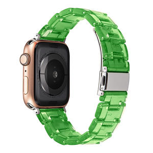 カラフルな<span class=keywords><strong>Apple</strong></span> <span class=keywords><strong>Watch</strong></span> S9用ウォッチストラップ、調節可能なバックル付き樹脂製リストバンド、iWatch S10 41/42mm 46/49mm対応 - Product Image 2