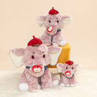 Peluche personnalisée OEM ODM mignonne en forme de pomme, banane ou petit éléphant, jouet en fourrure de lapin douce pour filles et meilleures amies