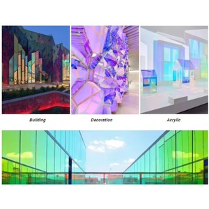 Dichroic Explosion-proof Modern Office Building PET Window <b>Film</b> Self Adhesive <b>Decorative</b> Tint <b>Film</b> - Product Image 4