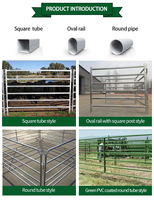 Clôture de ferme en treillis métallique galvanisé haute durabilité, facile à assembler, pour bétail, moutons, cerfs, clôture de champ, mailles carrées, filet en fer