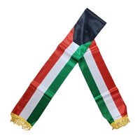 Écharpe Maroc en Gros Drapeaux du Maroc Décoration d'Événements Écharpe Maroc en Polyester Satiné
