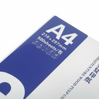 Papel para Impresora A4, 70gsm, 75gsm, 80gsm, Alta Blancura, Papel de Copia de Doble Cara