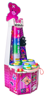 Machine de jeu d'arcade à monnayeur d'intérieur Bear Whack Mole, jeu de frappe sur hamsters/cafards, pour divertissement familial et récompenses, pour enfants M SKY FA-888
