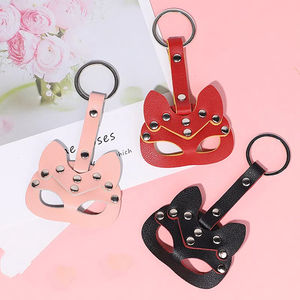 Venta al por mayor juguetes eróticos personalizados llavero cuero zorro conejo máscara llavero adulto fiesta regalo cinturón decoración colgante - Product Image 2