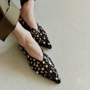 <span class=keywords><strong>Sandali</strong></span> con rivetto nero scarpe singole vuote da <span class=keywords><strong>donna</strong></span> scarpe in vera pelle <span class=keywords><strong>sandali</strong></span> <span class=keywords><strong>tacco</strong></span> <span class=keywords><strong>basso</strong></span> da <span class=keywords><strong>donna</strong></span> - Product Image 6