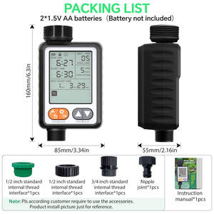 Kit penyiraman otomatis sistem irigasi tetes pintar untuk halaman rumput taman dan pengatur waktu selang pintar luar ruangan - Product Image 6