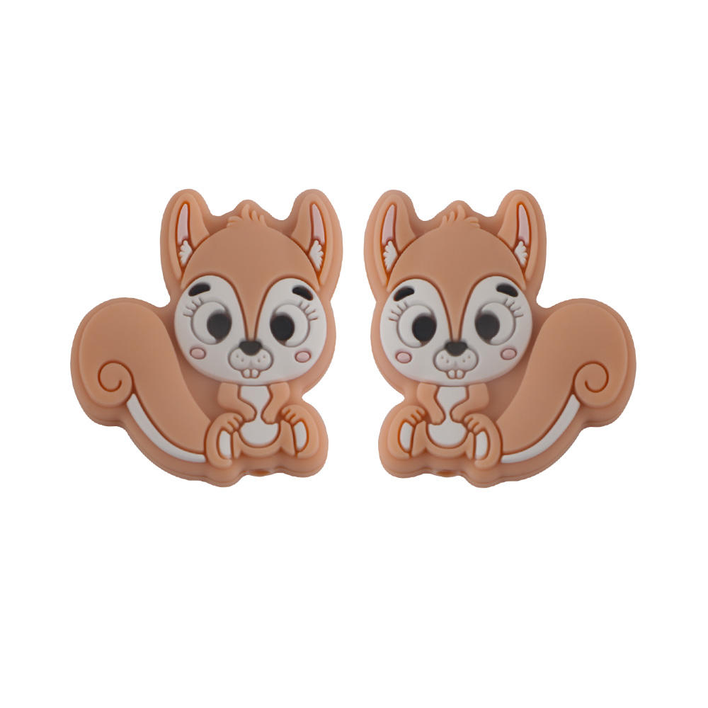 Squirrel Focal bead Peach SA124