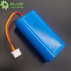 Pacco batteria blu Taiyang 3.7v connettore a 3 fili 3.7v 5800mah 18650 - Product Image 1