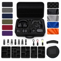 Étui de rangement personnalisé en EVA imperméable et durable pour appareil photo, casque et manette de jeu, avec insert en mousse pour voyage portable, emballage en gros