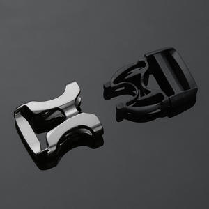 Boucle en métal, ceinture en plastique noir, accessoire de quincaillerie de sac en alliage d'argent, diamètre intérieur 20 mm, tendance printemps 2022 - Product Image 3