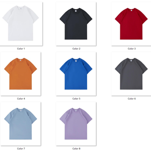Camiseta de Hombre Extra Grande, 100% Algodón, 260GSM, Cómoda, Informal, a la Moda, con Logotipo Personalizable, en una Variedad de <span class=keywords><strong>Colores</strong></span> - Product Image 3