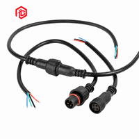 Connecteur électrique M19 4 broches de qualité supérieure, très vendu, 12V, étanche IP68, avec câbles