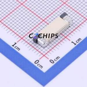 FPC-1.0AX-6PWBH25 FFC/FPC Connector SMD,P=1mm Connector Drawer Type Bottom Contact 6P 1mm - Product Image 2