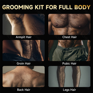 Ultima Versione di Rasoio Elettrico Circolare Impermeabile per Corpo e <span class=keywords><strong>Barba</strong></span>, Ricaricabile, per Uso Domestico e Alberghiero, in Inglese - Product Image 3