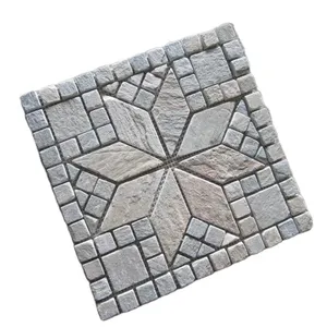 Pavers Stone Mosaic Stone Mosaic Butterfly Floor Tiles Dark Grey Natural Stone Mosaic