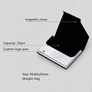 Cao Cấp Kim Loại Tên Kinh Doanh Chủ Thẻ Thép Không Gỉ Kinh Doanh Trường Hợp Thẻ Ngân Hàng Chủ Thẻ - Product Image 2