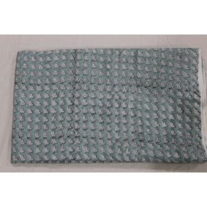 Mint <b>Green</b> Leaf Buti Print Hand Block Printed Cotton Fabric Wholesale Lightweight Cotton Fabric Indian Floral Dress Making - Product Image 5