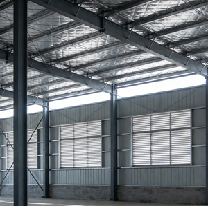 Construcción de Acero Estructural Industrial Prefabricada y Personalizable, Lámina de Acero Corrugado de Color, Taller, Centro Comercial, Almacén - Product Image 6
