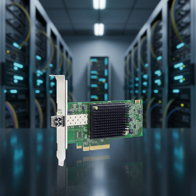 LPE35002-M2 Broadcom 32Gb Dual Port FC HBA PCIe 4.0 Gen7 Fibre Channel Adapter for NVMe All-Flash Array Data Center Storage