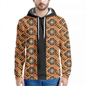 Sublimación sudaderas con capucha para hombres Polynesian Tribal Samoa Fiji Masi Tapa estampado de flores personalizado su logotipo o imagen Jampers sudaderas con capucha - Product Image 6