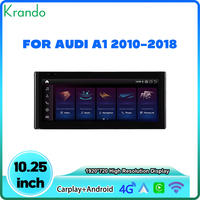Navegación de coche de 10,25 pulgadas para Audi A1 2010-2018, unidad principal Android, reproductor Multimedia de Radio estéreo, CarPlay inalámbrico, 4G, WIFI, DSP, GPS