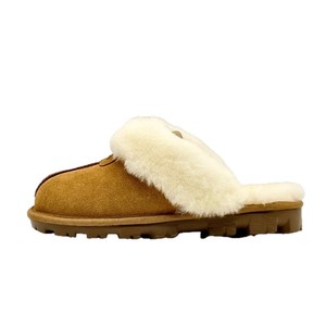 Custom Logo OEM Factory Direct Sale Women's Fur Lining <strong>Clogs</strong> - Thick Warm Fur <strong>Lined</strong> Winter Mules with Non-slip Sole - Product Image 4