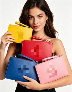 Simpele en klassieke PU leren dames polsbandje clutch tas, bestseller polsbandje tas voor vrouwen, cadeauartikelen voor studentenverenigingen - Product Image 6