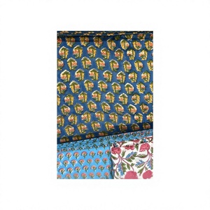 Hand Block Printed Cotton Fabric <b>Set</b> Floral Leaf Pattern Dress Material Soft Breathable Cloth for Kurta <b>Sewing</b> Home Decor - Product Image 1