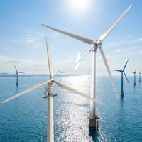 Nouveau Système d'Équipement Éolien Extérieur de Haute Performance 30kW 50kW – Éolienne Horizontale