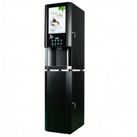 Commerciële automatische espresso koffiemachine, warme en koude drankenautomaat, drie smaken koffie, verstelbaar kopvolume