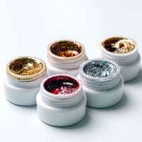 Gel Polish LED UV 15ml 8G, haute viscosité, super brillant, paillettes platine, japonais, marque privée, professionnel pour ongles
