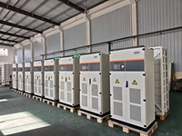 Conteneur de stockage d'énergie par batterie BESS 2 MWh, batterie lithium-ion haute tension 1 MW PCS, capacité 40HQ, usine