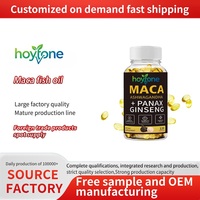 OEM Private Label Maca Ashwagandha Panax Ginseng 20:1 Extrakt Komplex Softgels Energie Ausdauer Geistige Konzentration Unterstützung Vegan Erwachsene