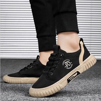 BAEWOON D158 Chaussures décontractées pour homme, tendance 2025, en toile confortable, style sport, pour la marche et le travail