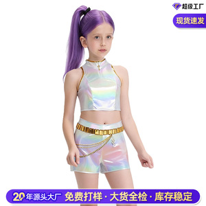 Disfraz de Halloween para Niña, Estilo K-Pop, Bruja, Mira Zoe Lumi, Degradado Blanco, Traje Infantil para Actuaciones, 8-13 Años, Fibra de Poliéster - Product Image 5