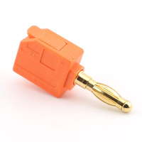 Connecteurs banane empilables à insertion directe 24A plaqués or, pas de 4 mm, multicolores, pour câble de haut-parleur, connexion rapide Kuishen