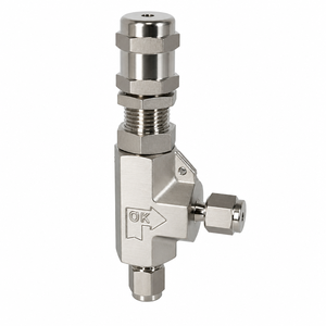 Vannes à gaz hydrogène haute pression 1/<span class=keywords><strong>2</strong></span>" 3/4" 1/4" en acier inoxydable avec soupape de sécurité - Product Image 1