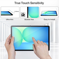 Film de protection d'écran en verre trempé transparent 9H pour Tab S10 FE+ 13,1 pouces, anti-choc, anti-rayures, 2,5D, Japon AGC