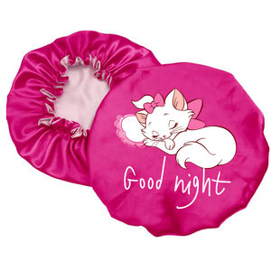 Zijde Beste Kwaliteit Baby En Volwassen Haar Mutsen Dubbele Laag Satijn Mutsen Met Logo Groothandel Satijn Motorkap - Product Image 1