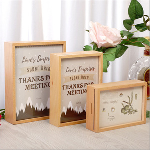 Wooden <b>Photo</b> <b>Frame</b> Solid Wood 3 5 7 8 Inches Desktop Display Stand For Kids Home Decor - Product Image 3