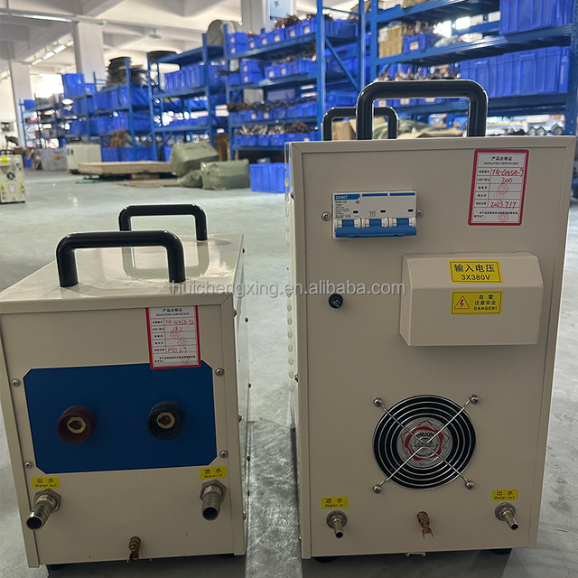 HCX 25KW Portable High Frequency Induction Heater for Brazing Soldering Quenching Annealing with Customizable Induction Coils