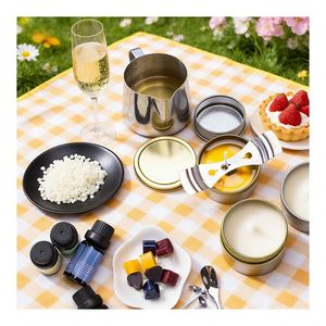 Coffret Cadeau de Bougies en Pot de Voyage – Emballage Portable en Étain – Mélange de Soja Aromatique pour Collection et Présentation en Boutique de Fêtes - Product Image 4