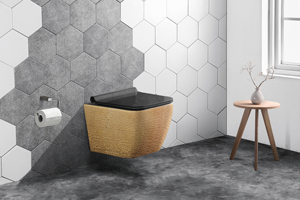 ห้องน้ำการออกแบบที่ไม่มีขอบแขวนผนังห้องน้ำชามเซรามิกสุขภัณฑ์ห้องน้ำ - Product Image 3