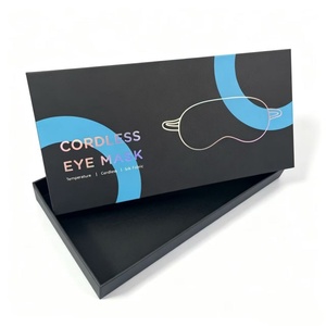 Boîte d'emballage rigide personnalisée pour masque oculaire |   Boîte cadeau personnalisée avec logo en estampage à chaud, impression UV sélective en couleur, taille et matériau sur mesure, vente en gros - Product Image 1