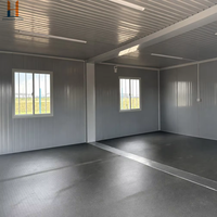 Maison conteneur empilable de 20 pieds, dortoir modulaire, camp de travail, logement temporaire, hébergement pour travailleurs