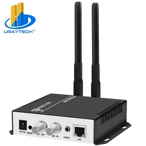 URay HEVC H265 /H264 IPTV HD SDIเป็นRJ45อีเทอร์เน็ตวิดีโอเข้ารหัสเสียงSDIผ่านIPสนับสนุนSrt/rtsp UDP /Rtp Multicast