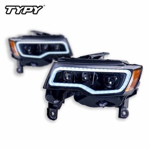 ไฟหน้ารถยนต์ TYPY สำหรับ Jeep Grand Cherokee ปี 2014-2021 หลอดไฟ LED สำหรับรถยนต์ ไฟวิ่งกลางวัน ไฟเลี้ยวแบบไดนามิก อุปกรณ์ตกแต่งรถยนต์ - Product Image 1