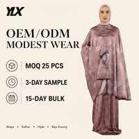 Nouveauté 2022 Arrivée Ensemble 2 Pièces Robe Musulmane Jilbab Prière Abaya Vêtements de Prière Musulmans Modeste Khimar Hijab Abaya pour l'Aïd Ramadan